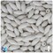 BeadTin White Opaque 15mm Faceted Oval Plastic Craft Beads (200pcs)